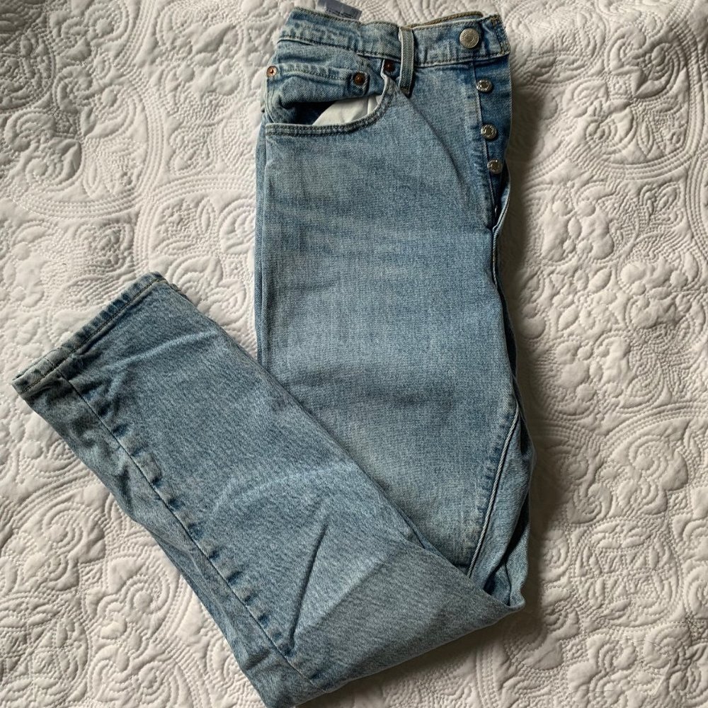 Levi's 501 Skinny Jeans Light Wash Size 30